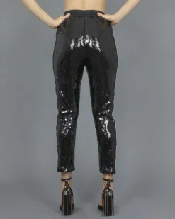 La Piscine Paris Pantalon survêtement à sequins Isabelle Blanche*Femme Pantalons