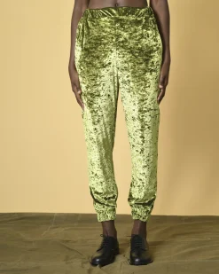 La Piscine Paris Pantalon survêtement en velours Roi Du Lac*Femme Pantalons