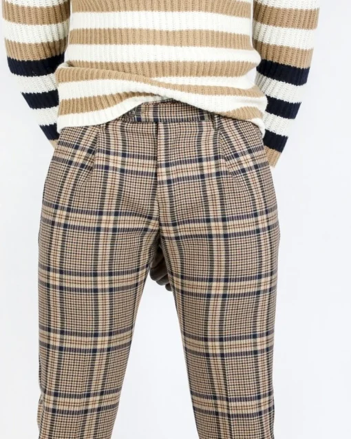 La Piscine Paris Pantalon tailleur en laine à carreaux Casheart*Homme Pantalons