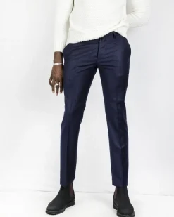 La Piscine Paris Pantalon tailleur en laine e rayé Ly Adams*Homme Pantalons