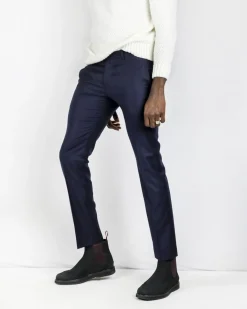 La Piscine Paris Pantalon tailleur en laine e rayé Ly Adams*Homme Pantalons