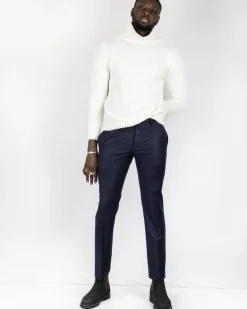 La Piscine Paris Pantalon tailleur en laine e rayé Ly Adams*Homme Pantalons