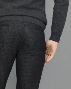La Piscine Paris Pantalon tailleur à motif chevron Ly Adams*Homme Pantalons