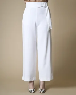 La Piscine Paris Pantalon tailleur large à ceinture Space Simona Corsellini*Femme Pantalons|Bas Femme