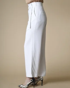 La Piscine Paris Pantalon tailleur large à ceinture Space Simona Corsellini*Femme Pantalons|Bas Femme