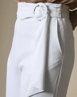La Piscine Paris Pantalon tailleur large à ceinture Space Simona Corsellini*Femme Pantalons|Bas Femme