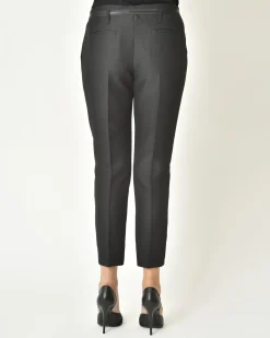 La Piscine Paris Pantalon texturé avec ceinture Chemins Blancs*Femme Bas Femme|Pantalons