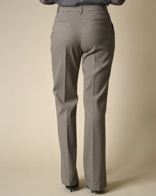 La Piscine Paris Pantalon évasé à carreaux P.A.R.O.S.H*Femme Pantalons|Bas Femme