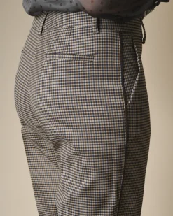 La Piscine Paris Pantalon évasé à carreaux P.A.R.O.S.H*Femme Pantalons|Bas Femme