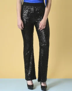 La Piscine Paris Pantalon évasé à sequins P.A.R.O.S.H*Femme Pantalons