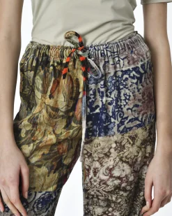 La Piscine Paris Pantalon velours motifs inspiration versailles 120% Lino*Femme Pantalons|Bas Femme