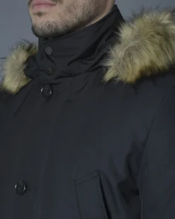 La Piscine Paris Parka à capuche en tissu technique et duvet Lab*Homme Manteaux