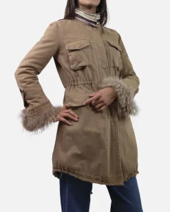 La Piscine Paris Parka brodée Bazar Deluxe*Femme Manteaux