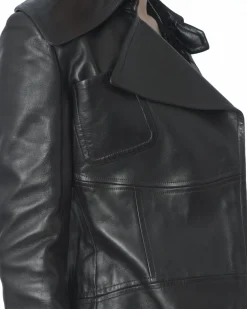 La Piscine Paris Perfecto court en cuir John Galliano*Femme Blousons & Vestes