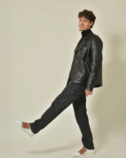 La Piscine Paris Perfecto en cuir Daniele Alessandrini*Homme Blousons & Vestes