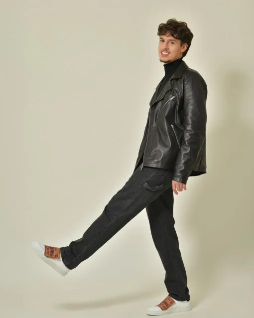La Piscine Paris Perfecto en cuir Daniele Alessandrini*Homme Blousons & Vestes