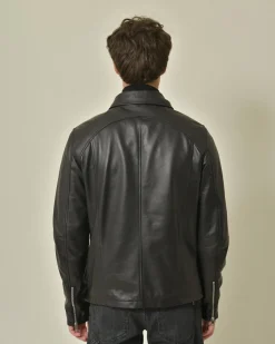 La Piscine Paris Perfecto en cuir Daniele Alessandrini*Homme Blousons & Vestes