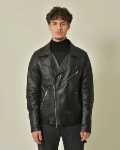 La Piscine Paris Perfecto en cuir Daniele Alessandrini*Homme Blousons & Vestes