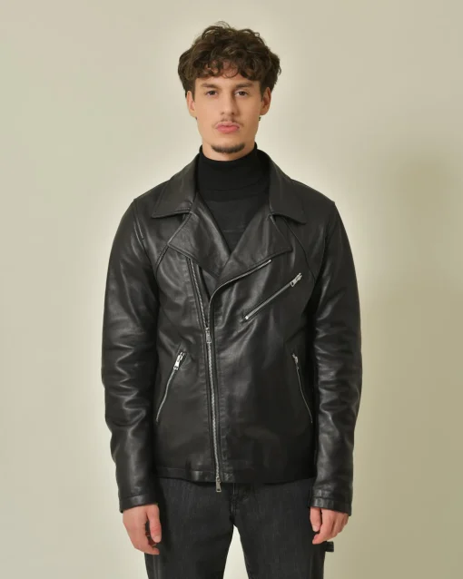 La Piscine Paris Perfecto en cuir Daniele Alessandrini*Homme Blousons & Vestes