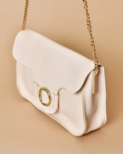 La Piscine Paris Pochette cuir texturé Falorni*Femme Sacs