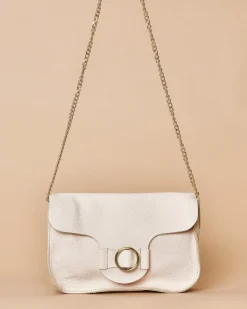 La Piscine Paris Pochette cuir texturé Falorni*Femme Sacs