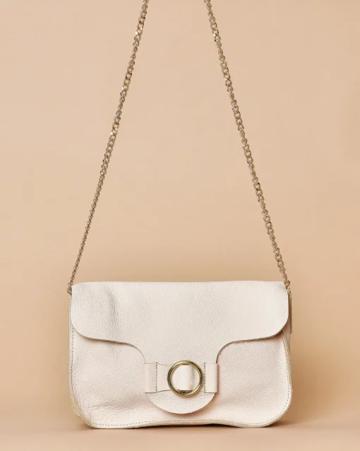 La Piscine Paris Pochette cuir texturé Falorni*Femme Sacs
