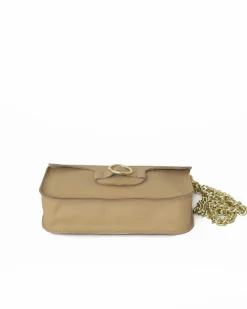 La Piscine Paris Pochette beige porté épaule Falorni*Femme Sacs