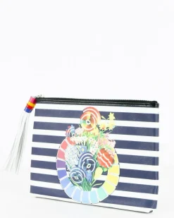 La Piscine Paris Pochette e rayée à motif coloré Mary Katrantzou*Femme Sacs