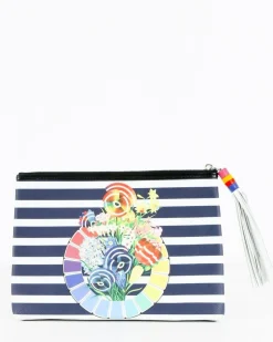 La Piscine Paris Pochette e rayée à motif coloré Mary Katrantzou*Femme Sacs