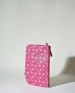 La Piscine Paris Pochette en cuir à imprimé sucettes Coccinelle*Femme Sacs