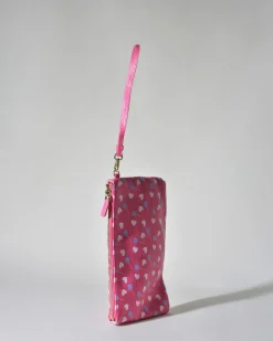 La Piscine Paris Pochette en cuir à imprimé sucettes Coccinelle*Femme Sacs