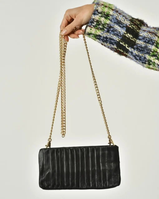 La Piscine Paris Pochette en cuir plissé Anita Bilardi*Femme Sacs