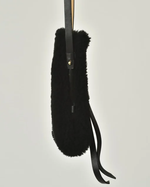 La Piscine Paris Pochette en fourrure à finitions en cuir Anita Bilardi*Femme Sacs