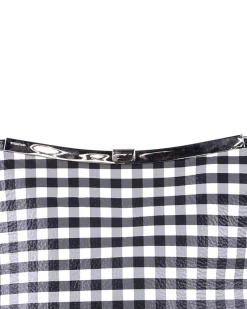 La Piscine Paris Pochette géométrique en cuir bicolore à carreaux Coccinelle*Femme Sacs