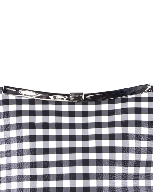 La Piscine Paris Pochette géométrique en cuir bicolore à carreaux Coccinelle*Femme Sacs