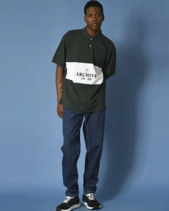 La Piscine Paris Polo bicolore Archive 18-20*Homme Polos