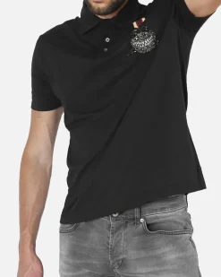 La Piscine Paris Polo en coton à broderie requin L'Edition*Homme Polos