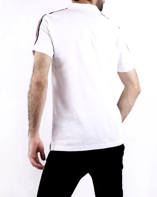 La Piscine Paris Polo en coton piqué à bandes latérales Les Copains*Homme Polos