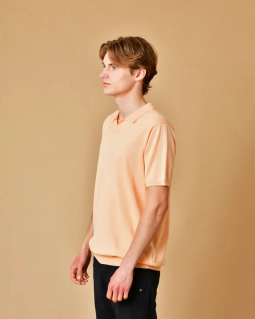 La Piscine Paris Polo en coton saumon AT.P.CO*Homme Polos