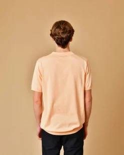 La Piscine Paris Polo en coton saumon AT.P.CO*Homme Polos