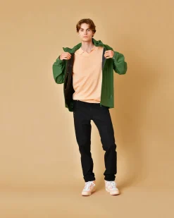 La Piscine Paris Polo en coton saumon AT.P.CO*Homme Polos