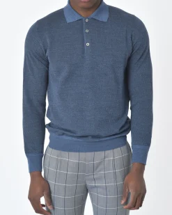 La Piscine Paris Polo manche longue Vneck*Homme Polos