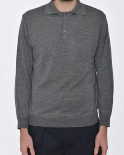 La Piscine Paris Polo manches longues Vneck*Homme Polos