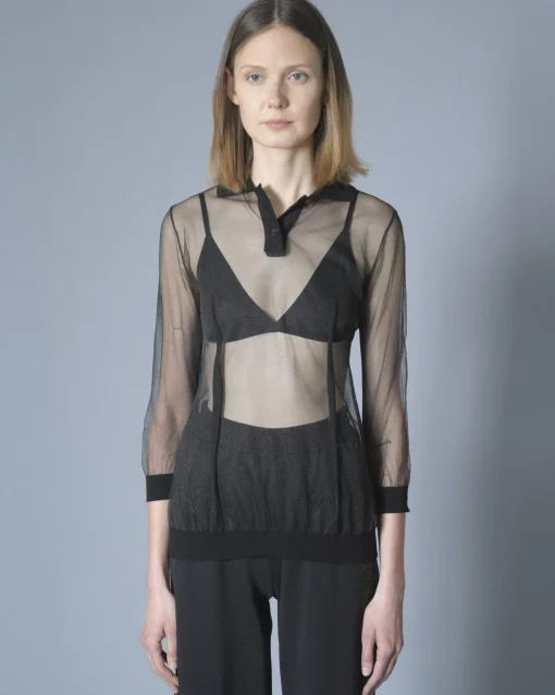 La Piscine Paris Polo transparent John Galliano*Femme Polos