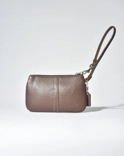 La Piscine Paris Porte monnaie en cuir grainé Coach*Femme Petites Maroquineries