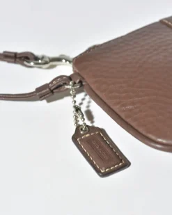 La Piscine Paris Porte monnaie en cuir grainé Coach*Femme Petites Maroquineries