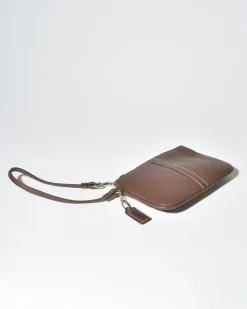 La Piscine Paris Porte monnaie en cuir grainé Coach*Femme Petites Maroquineries