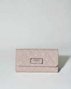 La Piscine Paris Portefeuille en cuir texturé Guess*Femme Petites Maroquineries