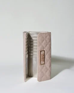 La Piscine Paris Portefeuille en cuir texturé Guess*Femme Petites Maroquineries