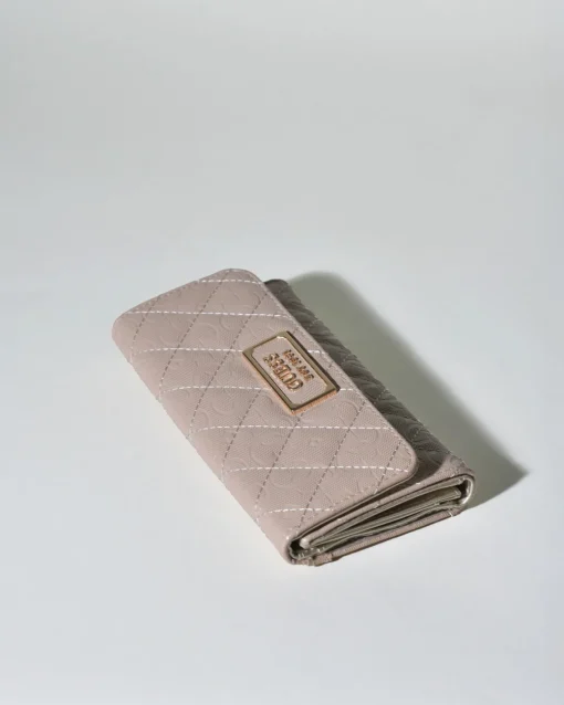 La Piscine Paris Portefeuille en cuir texturé Guess*Femme Petites Maroquineries